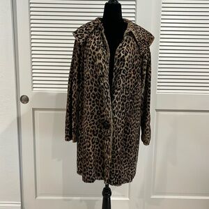 Vintage leopard coat